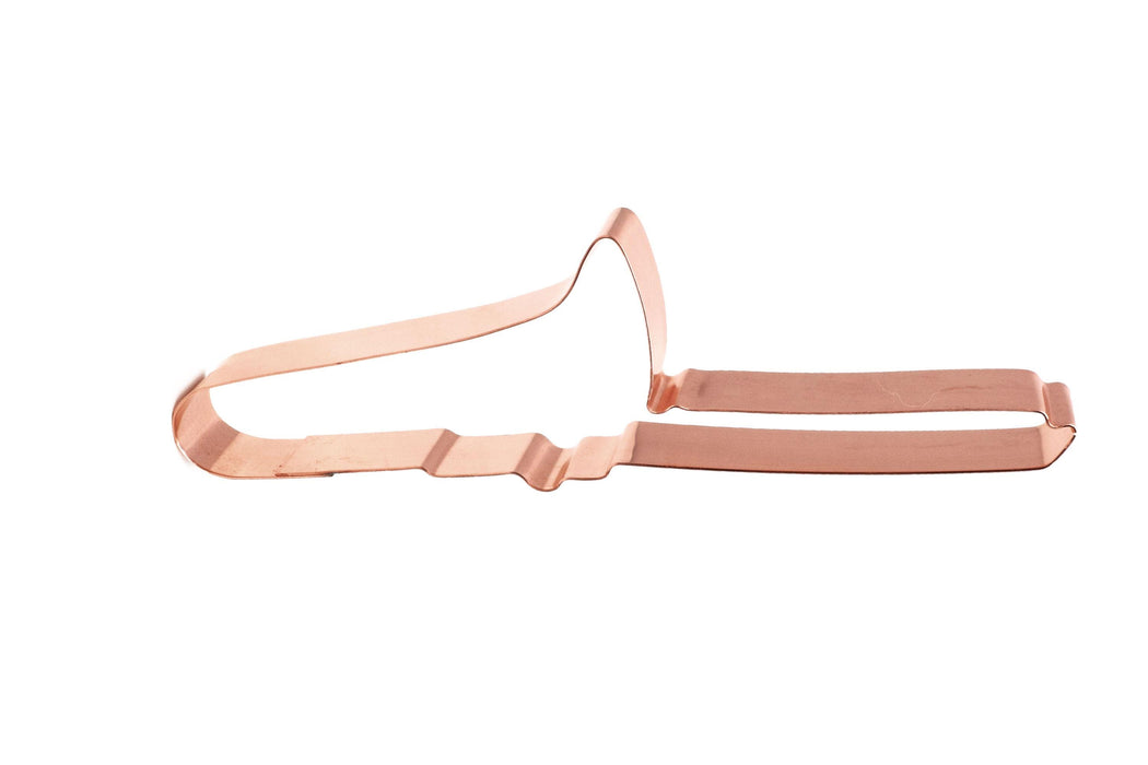 Copper Trombone Cookie Cutter - Musical Instrument Cookie Cutter, 7 x 2 inches, Made in USA