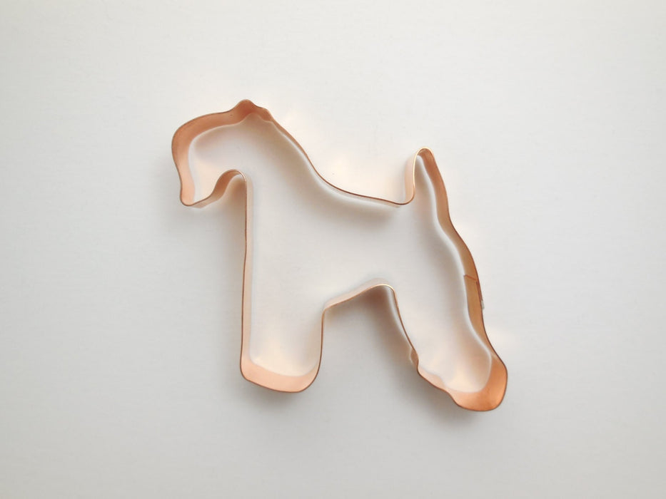 Copper Kerry Blue Terrier Dog Cookie Cutter, 4.5 inches, Made in USA
