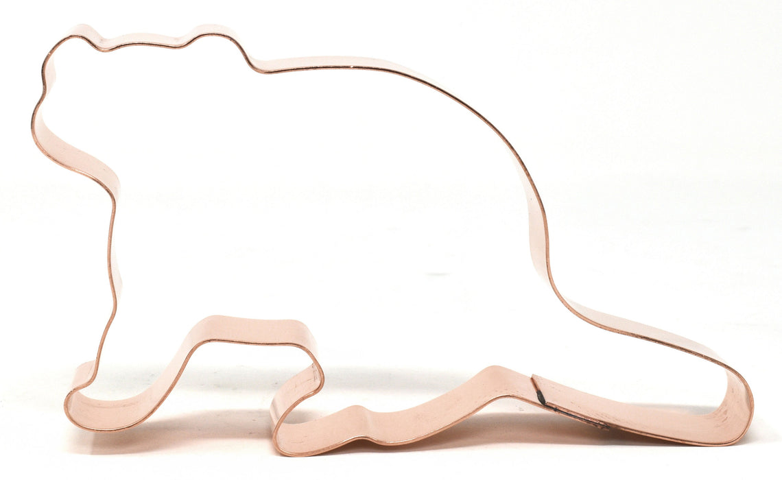 Copper Raccoon Cookie Cutter - Animal Cookie Cutter, 4.75 x 3 Inches, Made in USA
