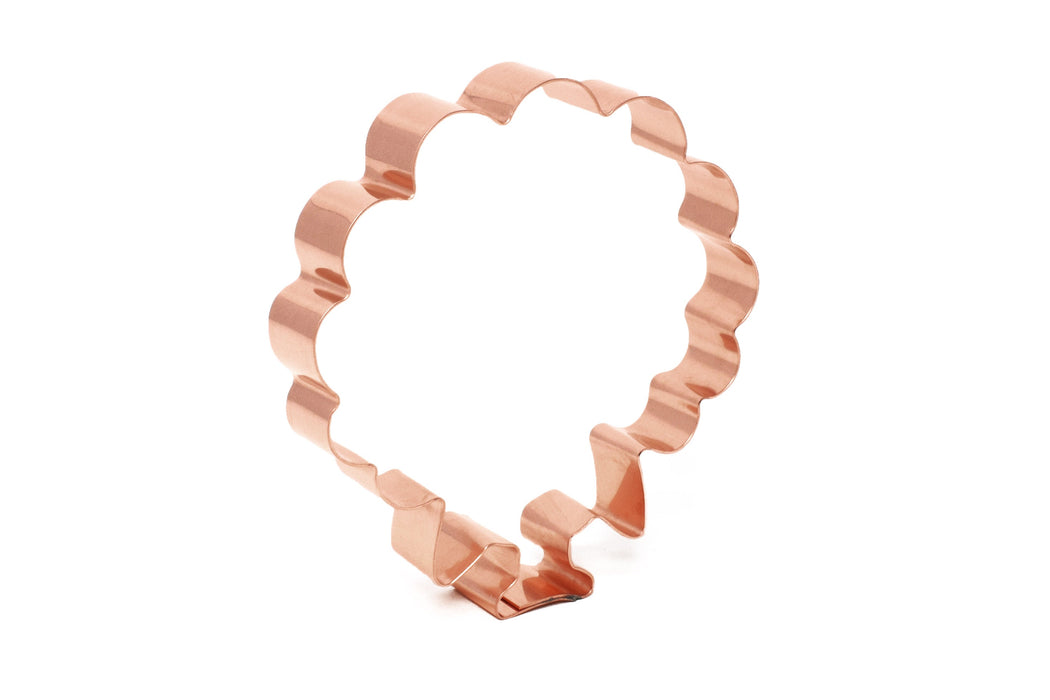 4 Inch Copper Fantail Turkey Cookie Cutter - Thanksgiving Cookie Cutter, Made in USA