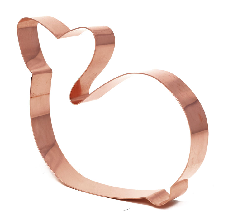 Copper Whale Cookie Cutter - Fish Cookie Cutter, 5 x 4 inches, Made in USA