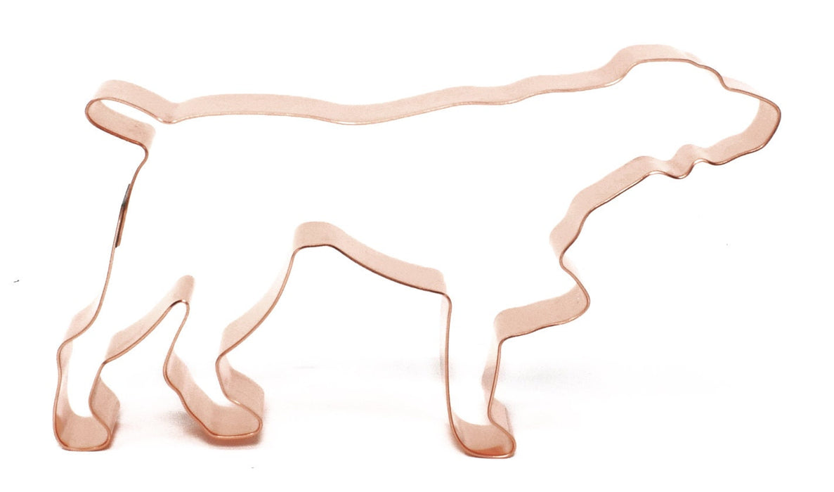 Copper Pointer Cookie Cutter - Dog Cookie Cutter, 5.25 x 3 Inches, Made in USA