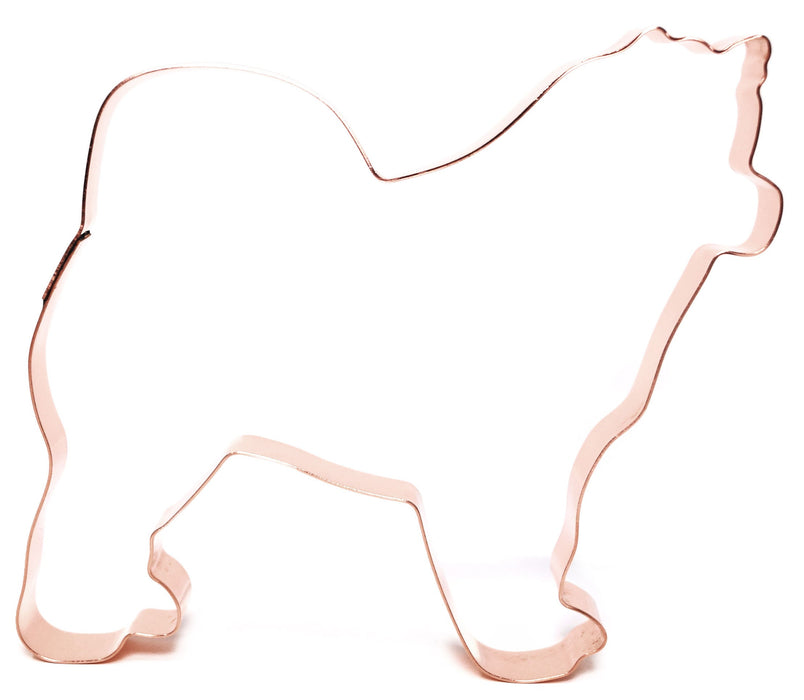 Copper Alaskan Malamute Cookie Cutter - Dog Cookie Cutter, 4.75 x 4.5 inches, Made in USA