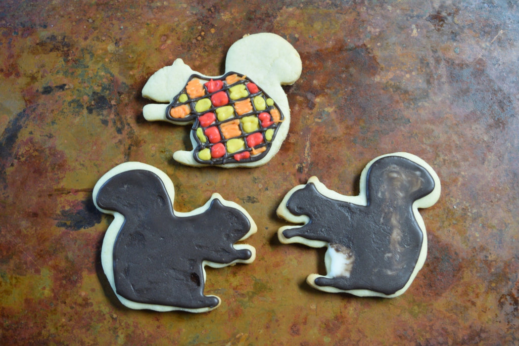 Copper Squirrel Cookie Cutter - Animal Cookie Cutter, 4.5 x 3.5 Inches, Made in USA