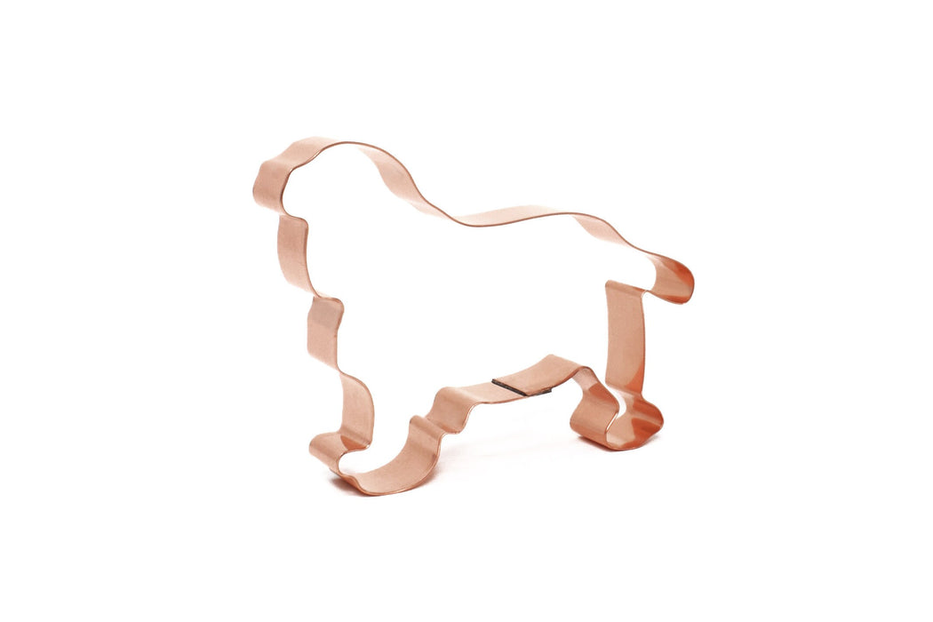 Copper Cavalier King Charles Spaniel Cookie Cutter, 5 x 3.5 inches, Made in USA