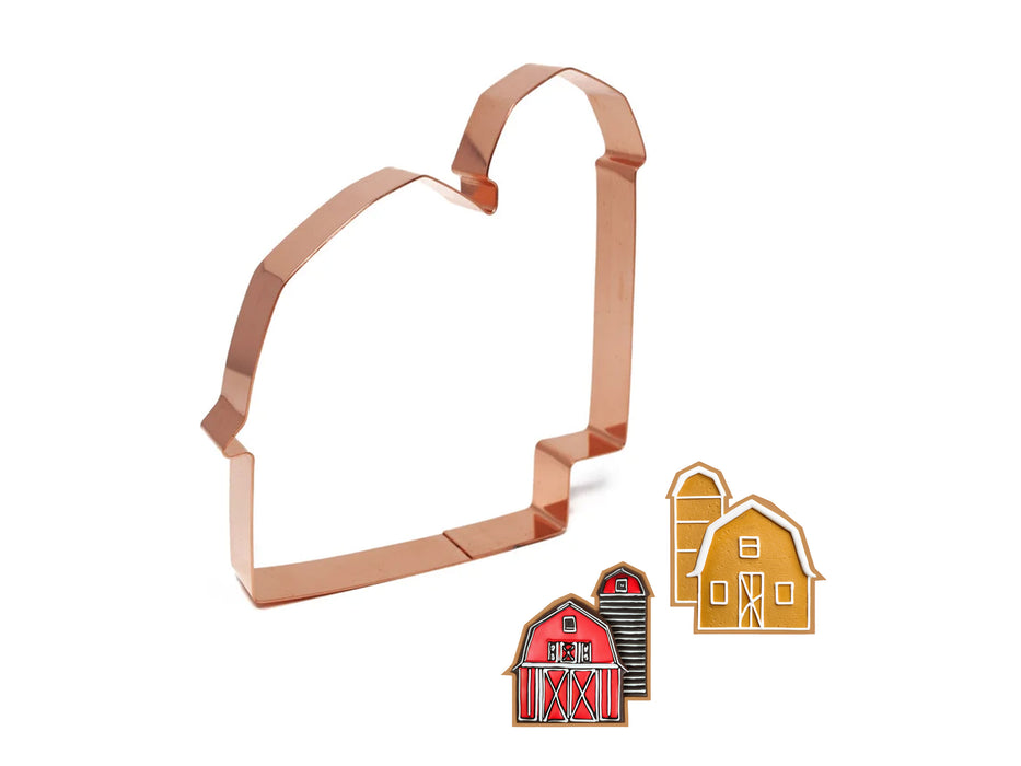 Barn and Silo Cookie Cutter, 5x4.5