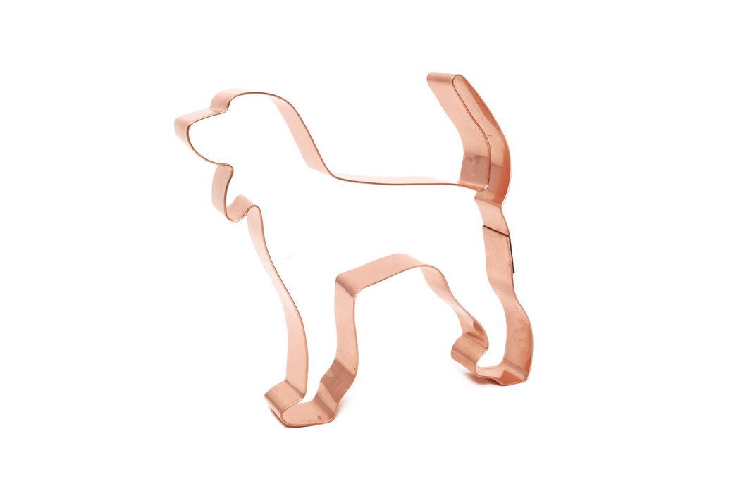 Copper Black and Tan Coonhound Cookie Cutter, Dog Cookie Cutter 4.5 x 4.25 inches, Made in USA