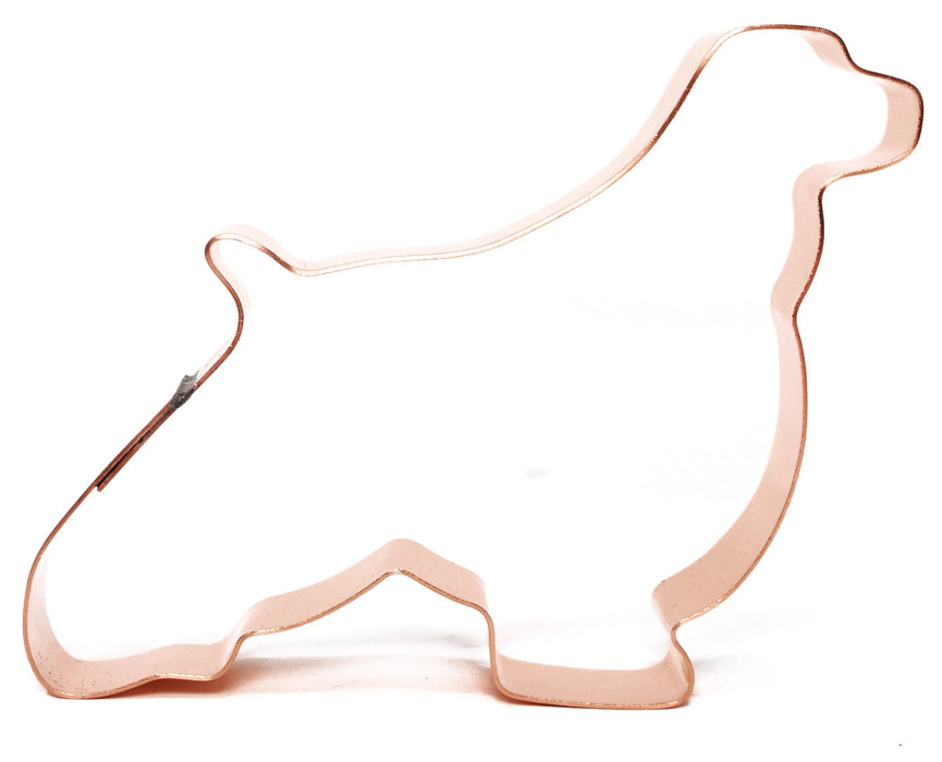 Copper English Springer Spaniel Dog Cookie Cutter, 4.25 x 3.25 inches, Made in USA