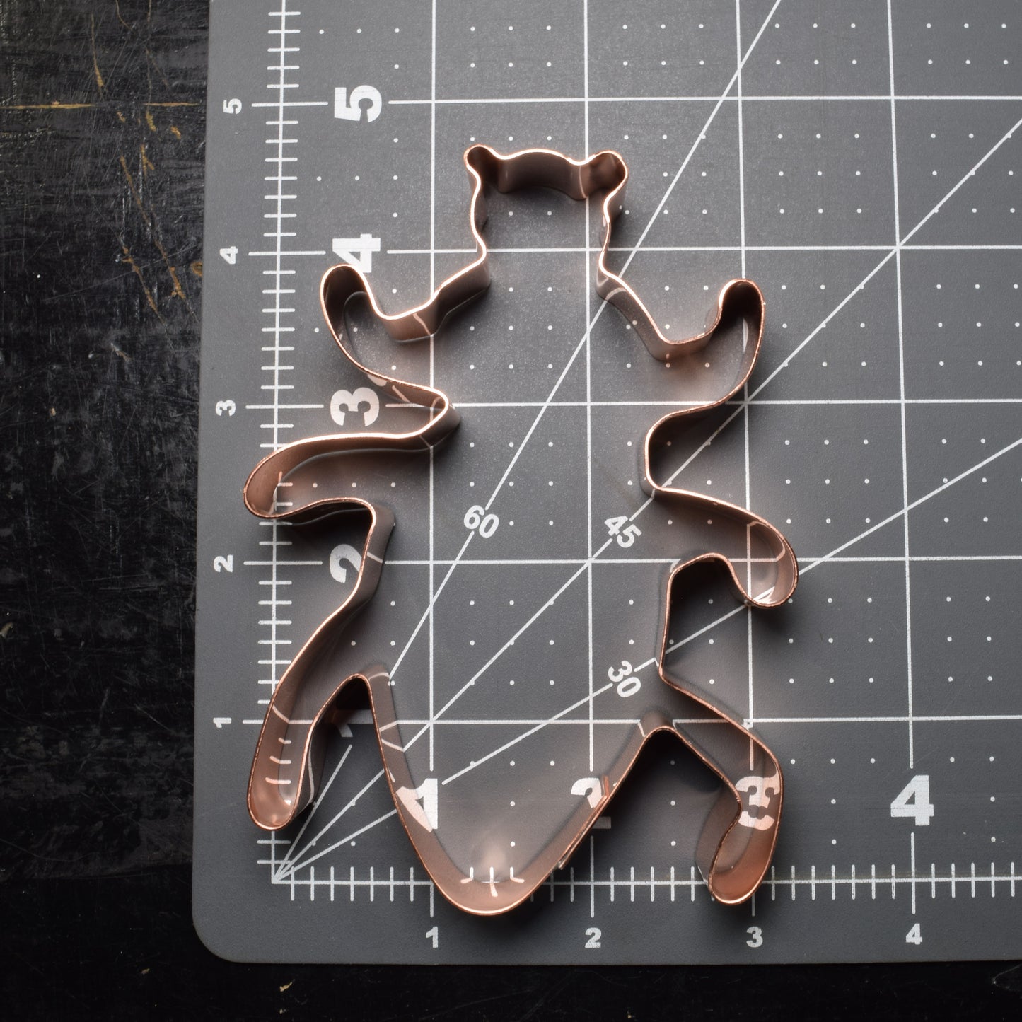 Cute Beetle Copper Cookie Cutter,  4.25 x 3.25 inches