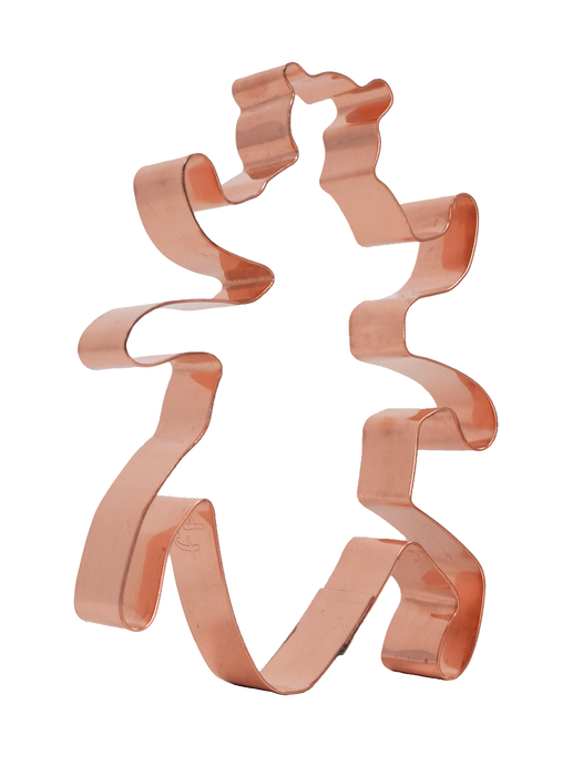 Cute Beetle Copper Cookie Cutter,  4.25 x 3.25 inches