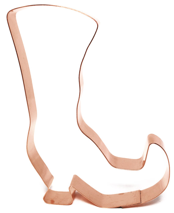 Copper Witch's Boot Cookie Cutter - Halloween Cookie Cutter, 3.75 x 5.25 Inches, Made in USA