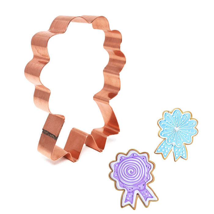 Blue Ribbon Award Cookie Cutter, 3 x 4 inches