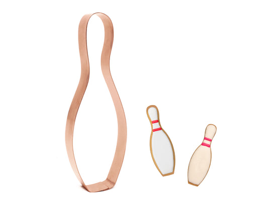 Bowling Pin Cookie Cutter, 5 inches tall