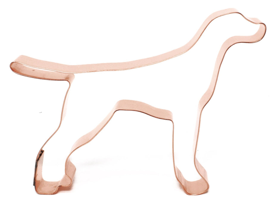 Copper Pointer Dog Cookie Cutter, 5 x 4 inches, Made in USA