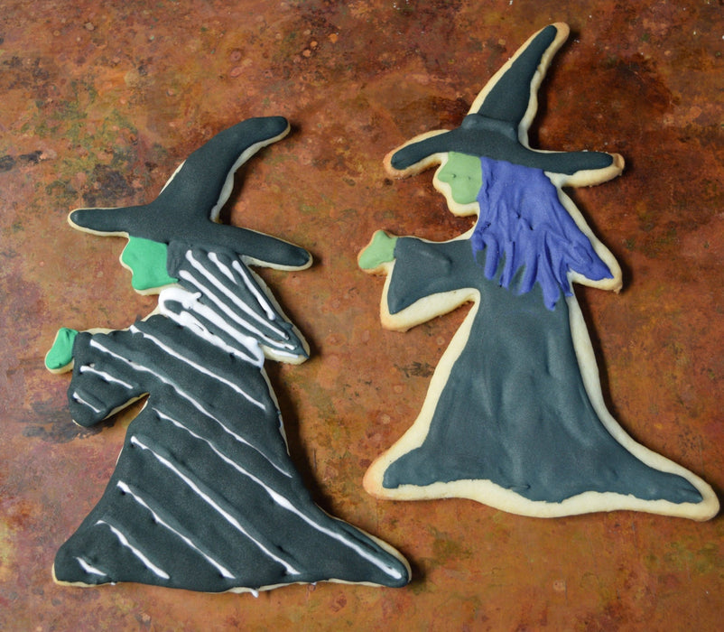Big Copper Wicked Witch Cookie Cutter - Halloween Cookie Cutter, 6 x 4.25 Inches, Made in USA