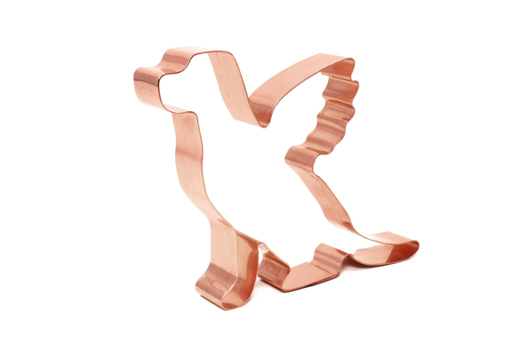 Copper Retriever Angel Cookie Cutter, Dog Cookie Cutter, 5 x 4 inches, Made in USA