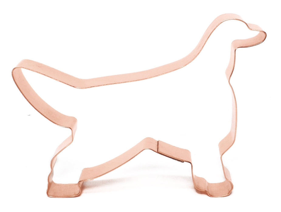 Copper Irish Setter Dog Cookie Cutter, 5 x 3.75 inches, Made in USA
