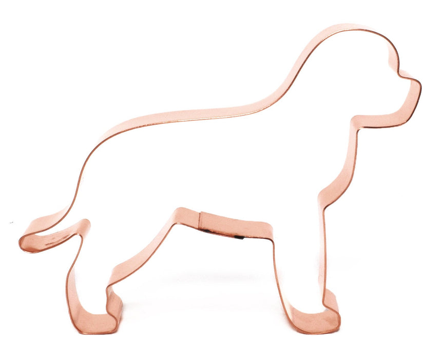 Copper Lagotto Romagnolo Cookie Cutter, Dog Cookie Cutter, 5.25 x 4 inches, Made in USA