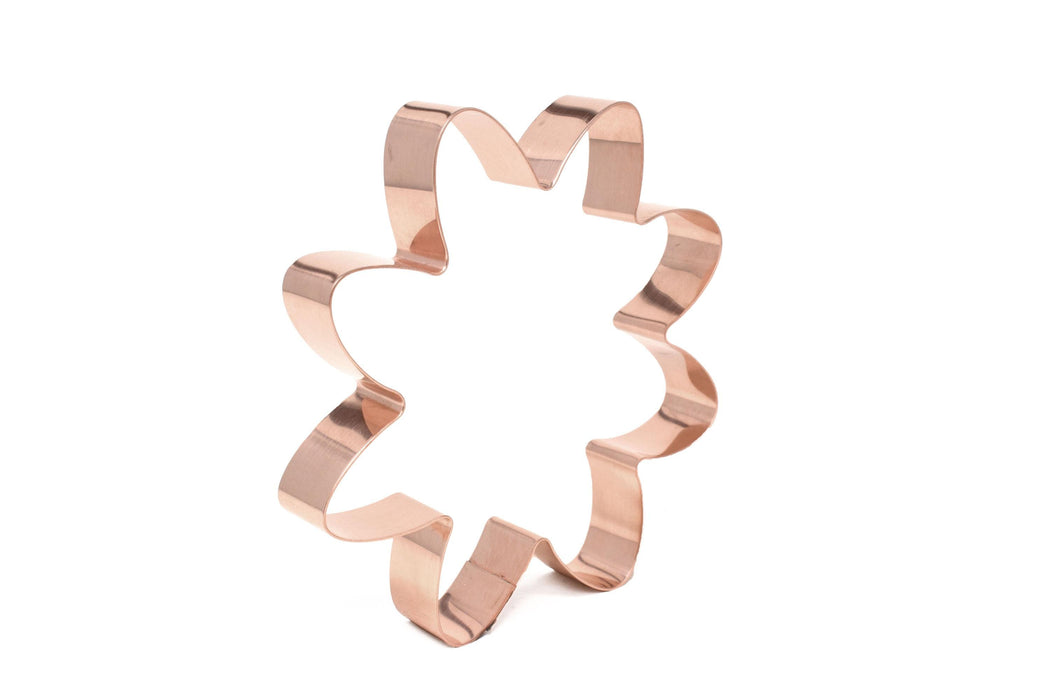 Copper Daisy Cookie Cutter - Flower Cookie Cutter, 4.5 Inches, Made in USA