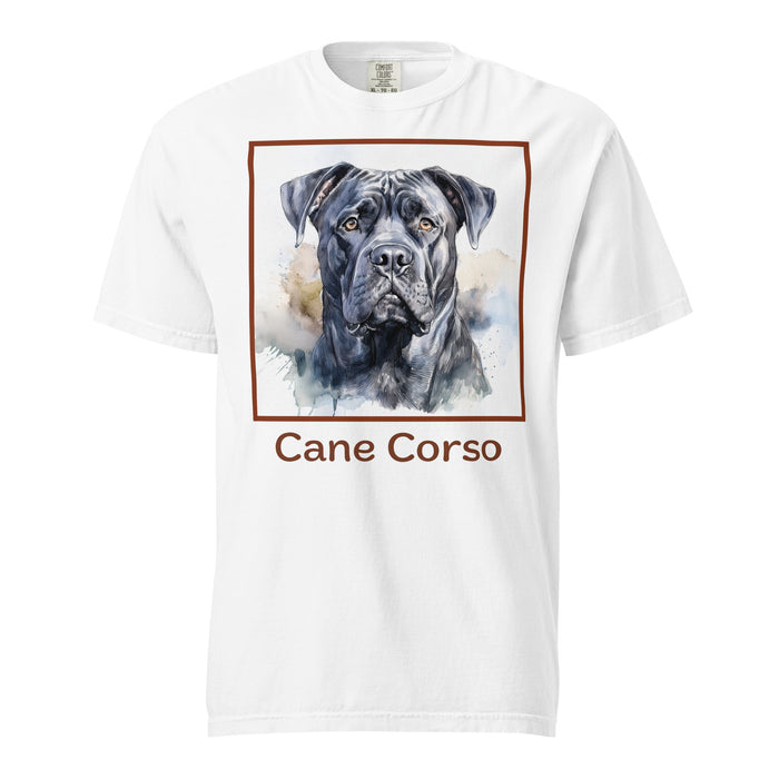Cane Corso T-Shirt – Mens Watercolor Artistic Design - The Fussy Pup - 