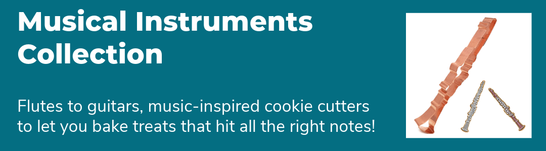 Instruments and Musical Theme Cookie Cutters