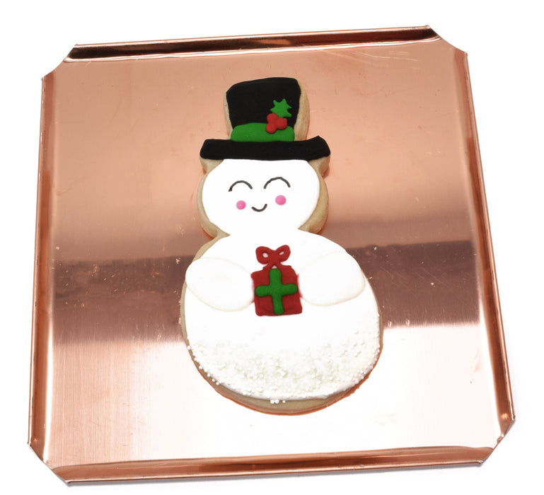 Copper Snowman Cookie Cutter - Christmas Cookie Cutter, Made in USA