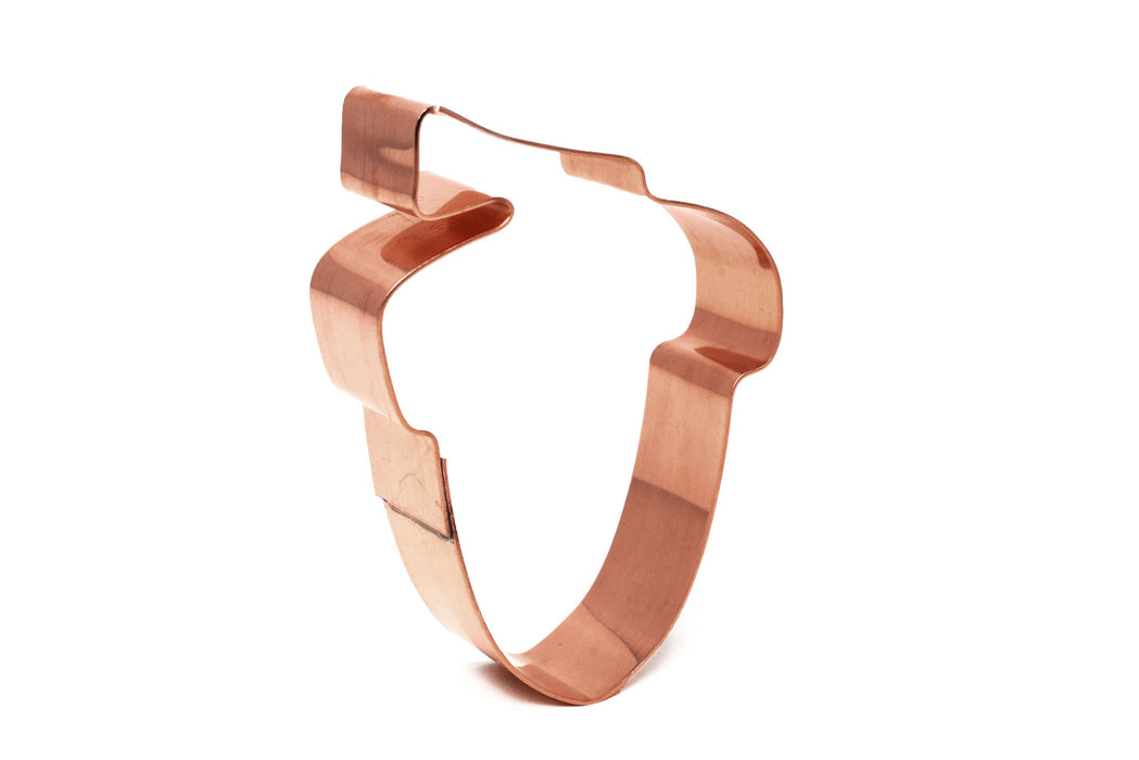 Copper Acorn Cookie Cutter - Nature Design (2.5 x 3 inches) - Made in USA