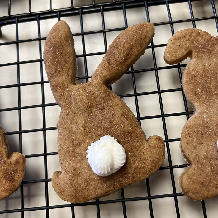 Solid Copper Sitting Bunny Cookie Cutter – Handmade USA Animal Baking Tool (4 x 2.75 inches)