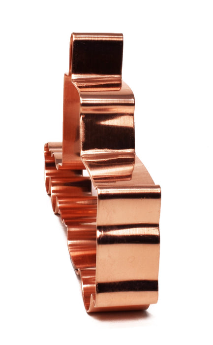 Copper Semi Truck Cookie Cutter - Vehicle Design (6 x 3.25 inches) - Made in USA