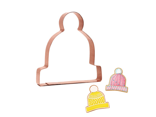 Chunky Winter Hat Cookie Cutter, 4.25 x 4.5 inches