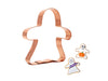 Cute Halloween Ghost Copper Cookie Cutter, 4 inches - made in the usa