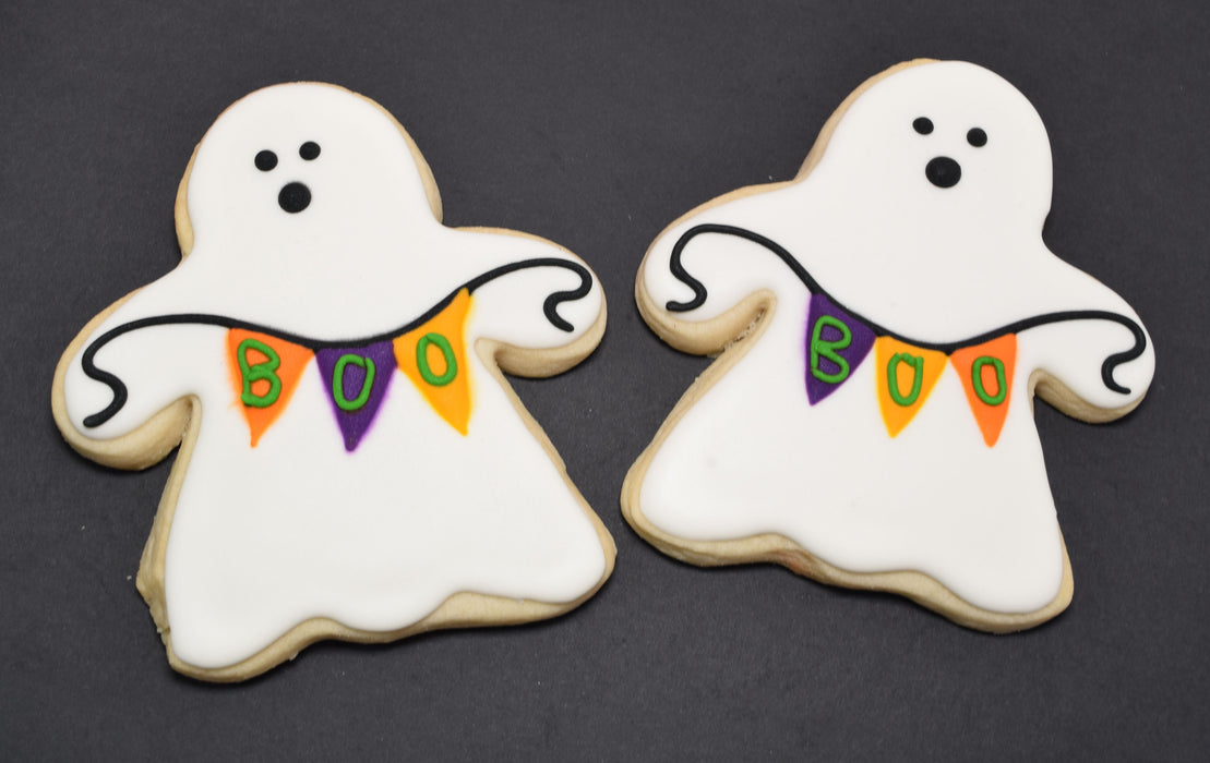 Cute Halloween Ghost Copper Cookie Cutter, 4 inches