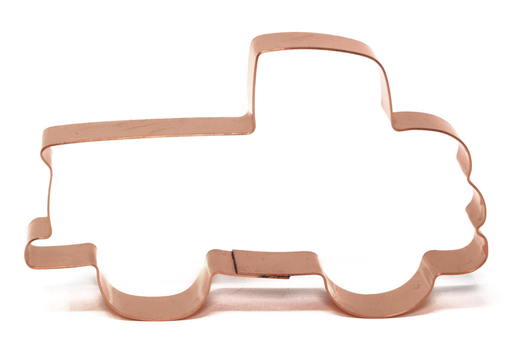 Copper Truck Cookie Cutter, Vehicle Cookie Cutter, 5.5 x 3.25 inches, Made in USA