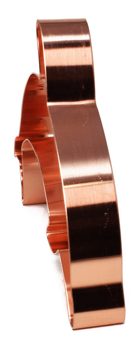 Copper Dolphin Cookie Cutter - Fish Cookie Cutter, 7 x 3.5 inches, Made in USA