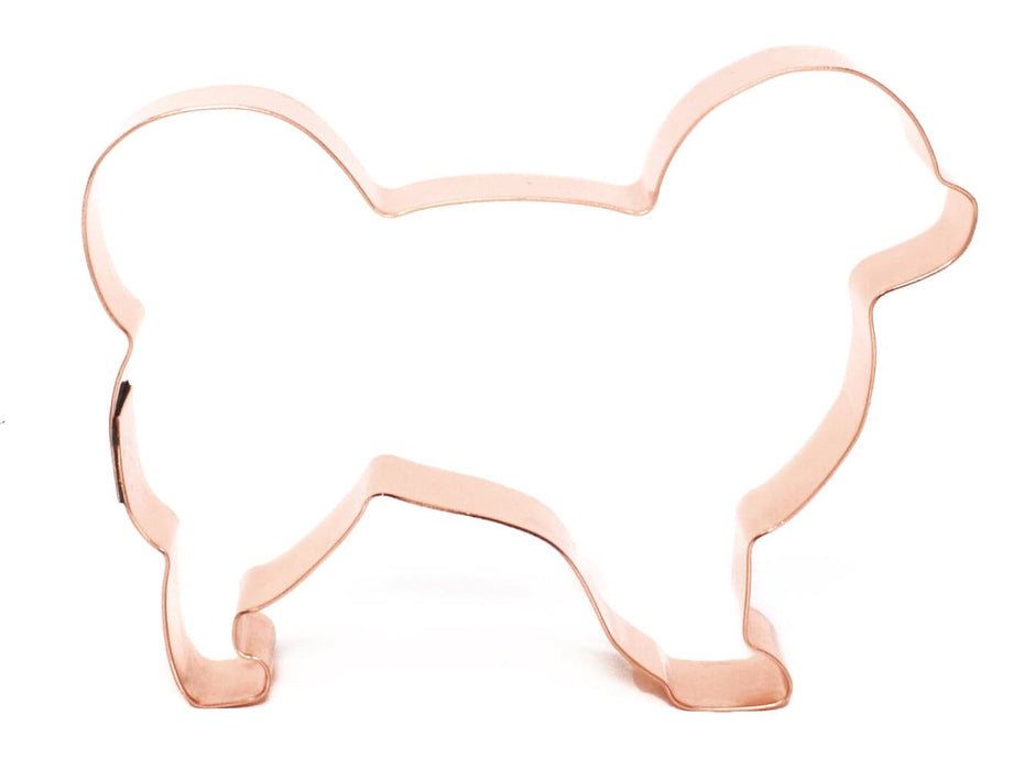 Copper Tibetan Spaniel Cookie Cutter, Dog Cookie Cutter, 4.5 x 3.5 inches, Made in USA