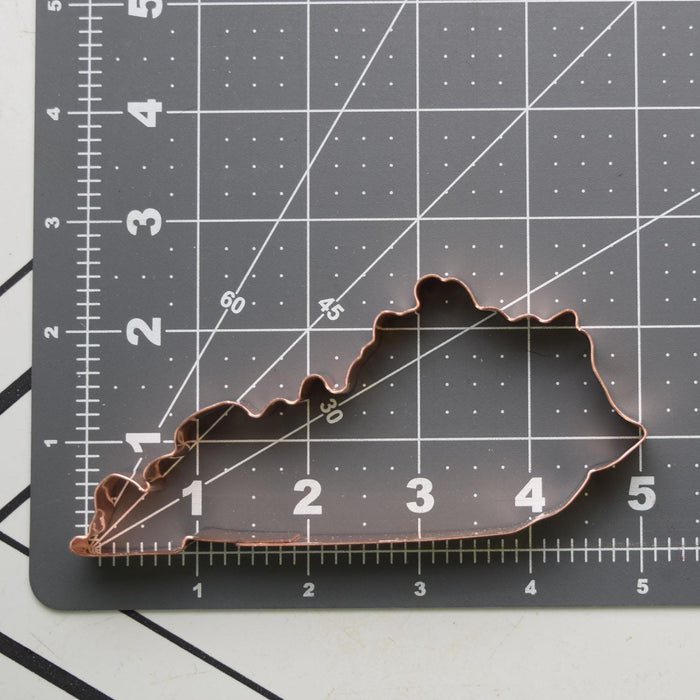 Copper Kentucky Cookie Cutter - The Bluegrass State Cookie Cutter,  Made in USA