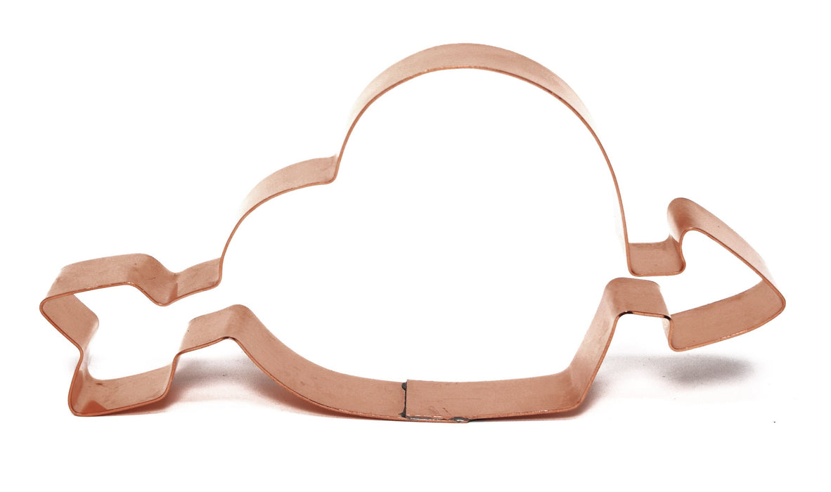 Copper Heart Arrow Cookie Cutter – Wedding Baking Tool (5 x 4 inches)
