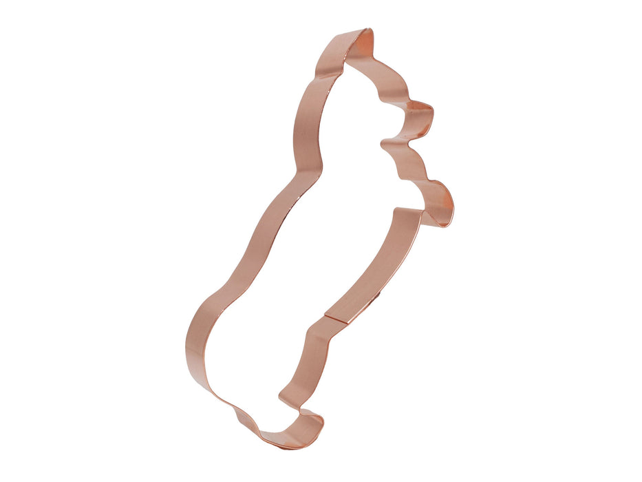 Copper Begging Corgi Dog Cookie Cutter, 5 x 3 inches, Made in USA