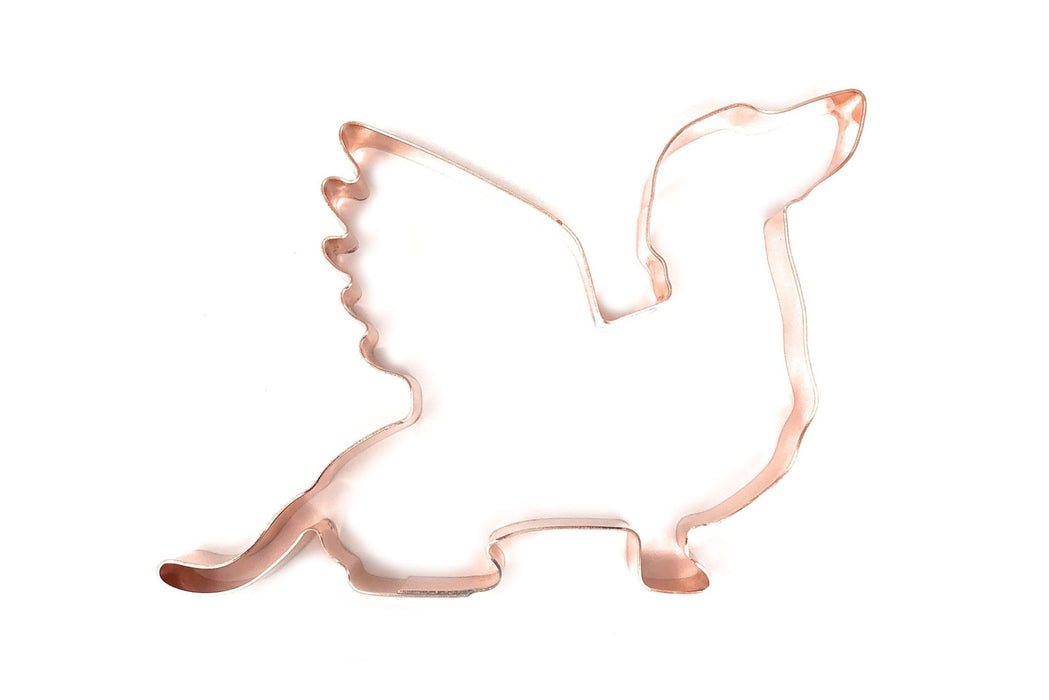 Dachshund Dog Angel with Wings ~ Copper Cookie Cutter - Handcrafted by The Fussy Pup - The Fussy Pup - Cookie Cutter