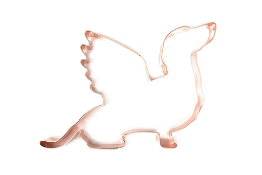 Dachshund Dog Angel with Wings ~ Copper Cookie Cutter - Handcrafted by The Fussy Pup - The Fussy Pup - Cookie Cutter