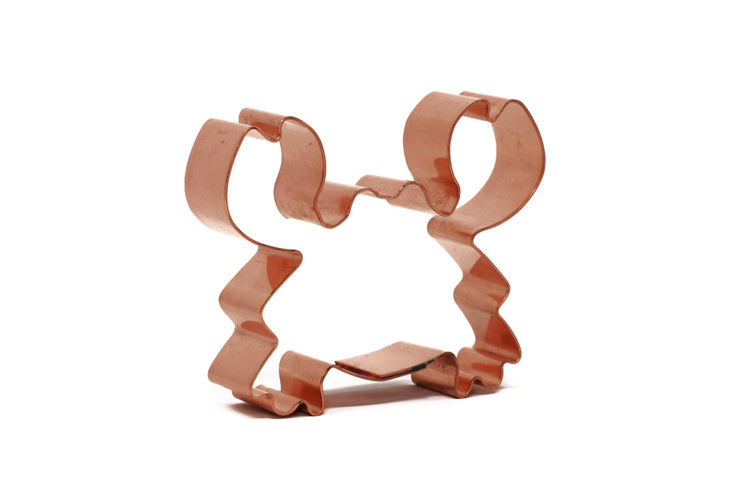 Small Copper Crab Cookie Cutter - Beach Cookie Cutter (2.25 x 3.25 inches) - Made in USA