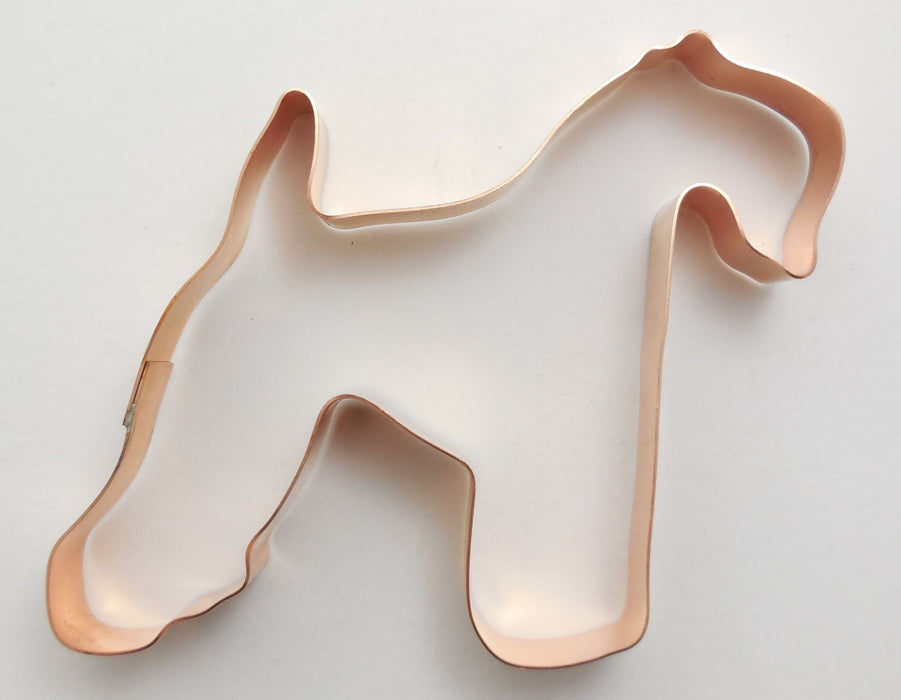 Copper Kerry Blue Terrier Dog Cookie Cutter, 4.5 inches, Made in USA