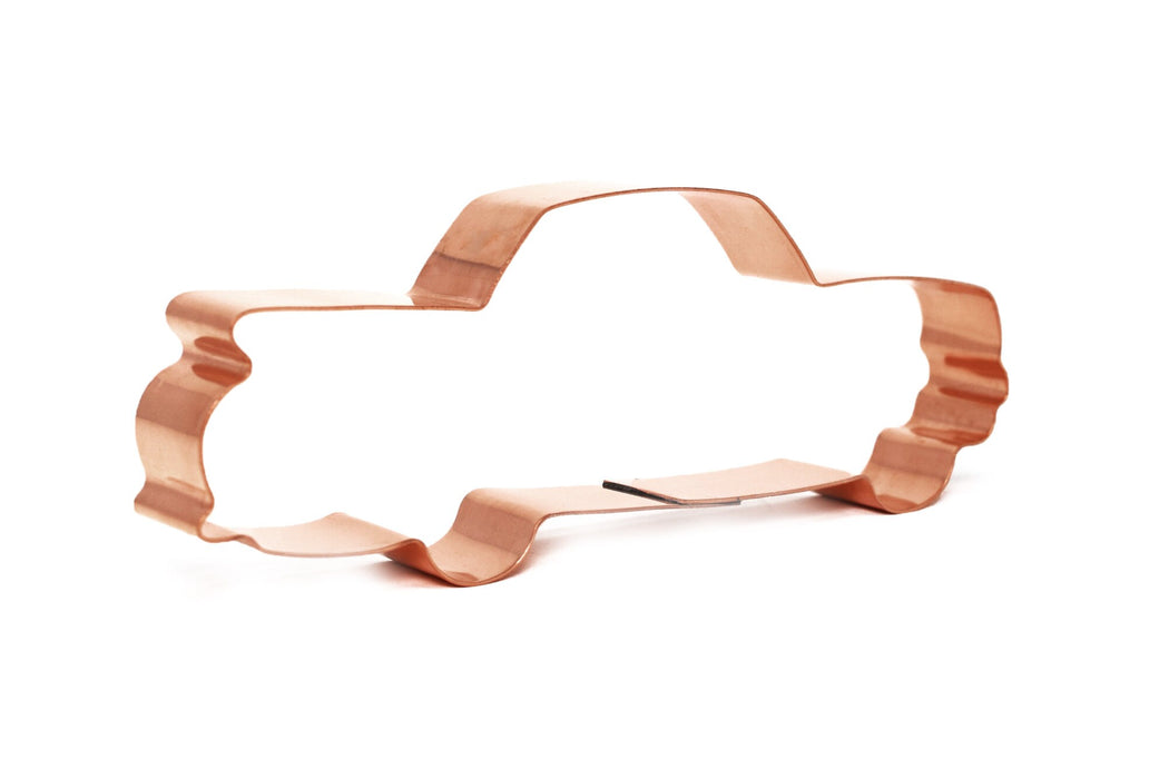 Copper Vintage Car Cookie Cutter - Vehicle Design (6 x 2 inches) - Made in USA