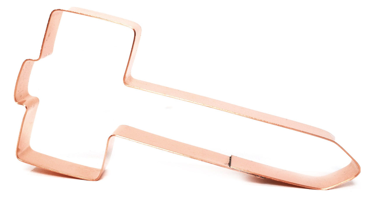 Copper Garden Marker Cookie Cutter - Garden Cookie Cutter, 2.25 x 5 Inches, Made in USA