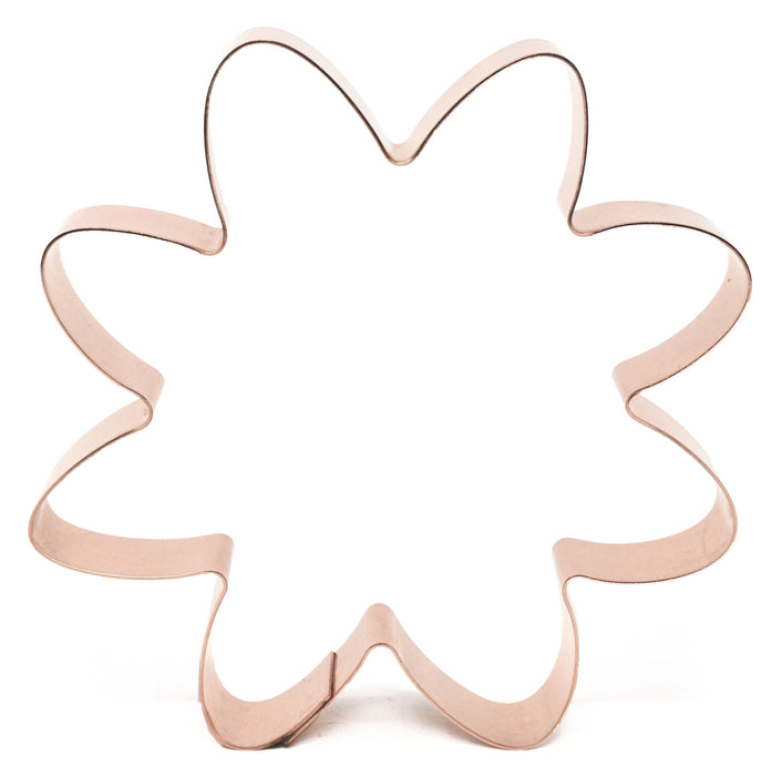 Copper Daisy Cookie Cutter - Flower Cookie Cutter, 4.5 Inches, Made in USA