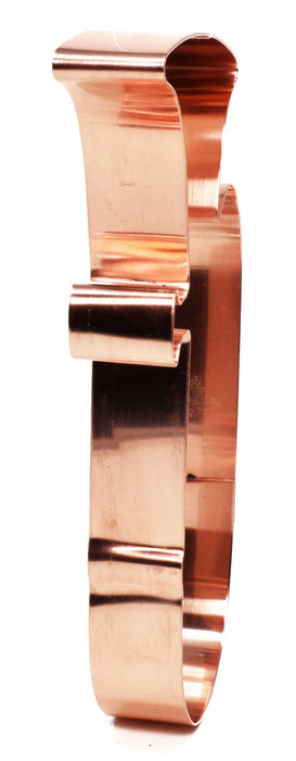 Copper Tuba Cookie Cutter, Musical Instrument, 5.25 x 3 Inches, Made in USA