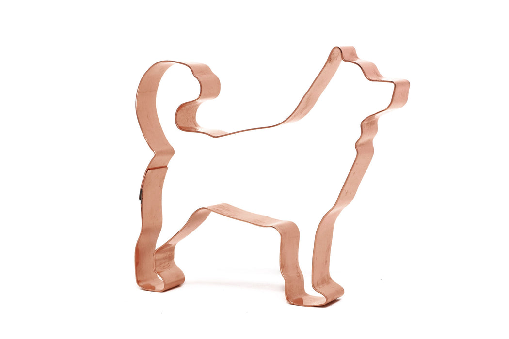 Copper Alaskan Malamute Cookie Cutter - Dog Cookie Cutter, 4.5 x 3.75 inches, Made in USA