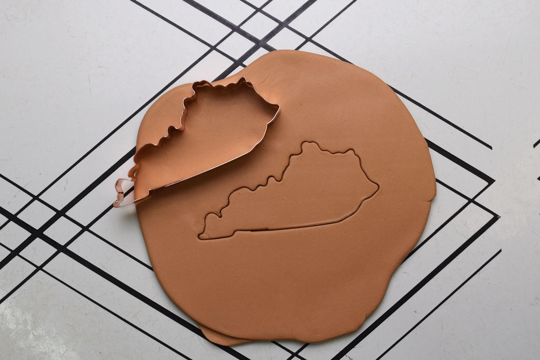 Copper Kentucky Cookie Cutter - The Bluegrass State Cookie Cutter,  Made in USA