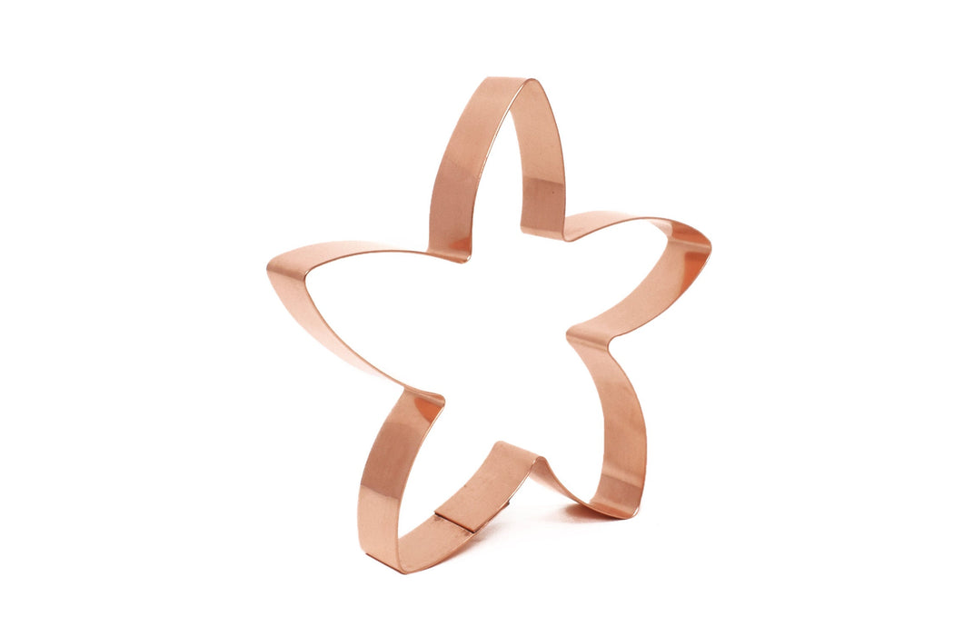 Copper Wildflower Cookie Cutter - Flower Cookie Cutter, 5 Inches, Made in USA