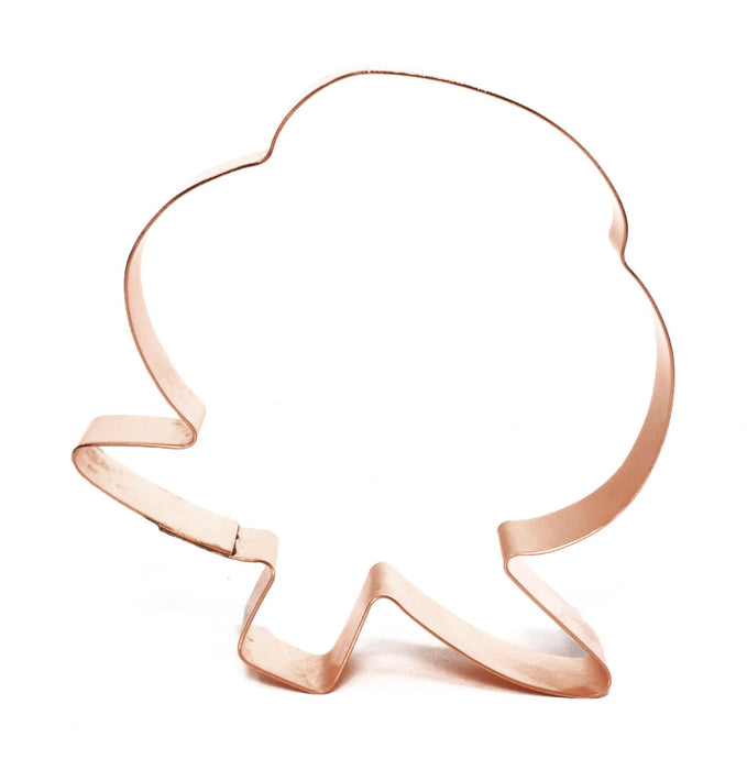 Copper Cotton Boll Cookie Cutter, 4 x 3.75 inches, Made in USA